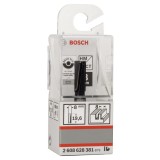 Bosch - Standard Seri Ahşap İçin Çift Oluklu, Sert Metal Düz Freze Ucu 8*8*51 mm