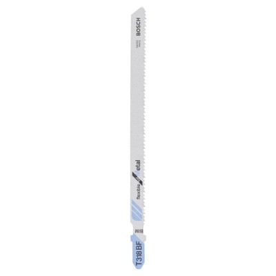 Bosch - Kırılmaya Karşı Dayanıklı Seri Metal İçin T 318 BF Dekupaj Testeresi Bıçağı - 5'Li Paket