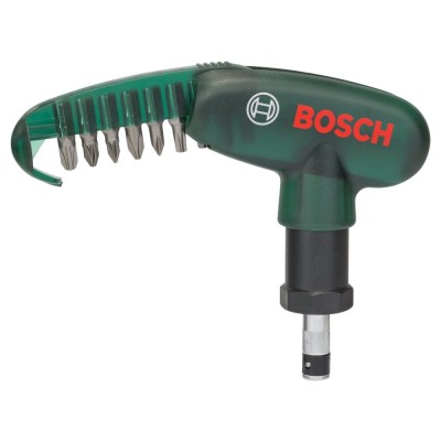 Bosch - 10 Parça Cırcırlı Cep Tornavidası