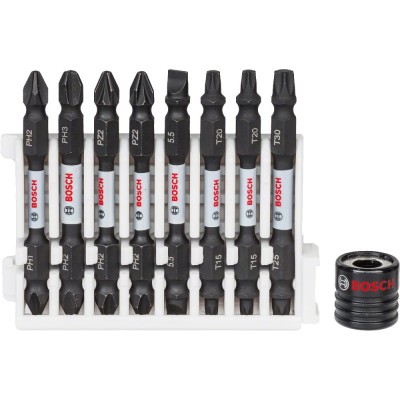 Bosch - Impact Control Serisi Çift Taraflı Vidalama Ucu 9'lu Set *65mm