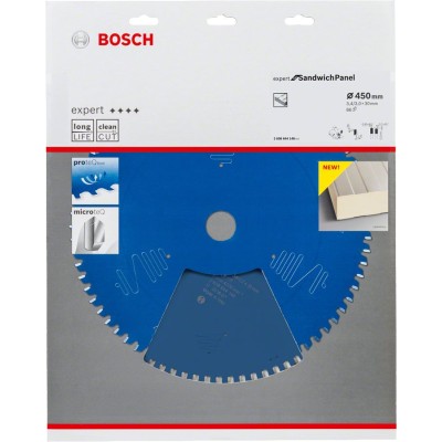 Bosch - Expert Serisi Çelik Levhalı Sandviç Panelleri için Daire Testere Bıçağı 450*30 mm 86 Diş