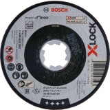 Bosch - X-LOCK - 115*1,6 mm Expert Serisi Düz Inox (Paslanmaz Çelik) Kesme Diski (Taş)