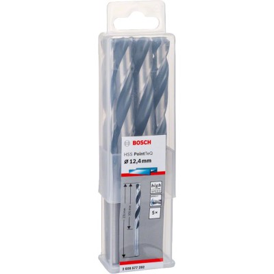 Bosch - HSS-PointeQ Metal Matkap Ucu 12,4 mm 5'li