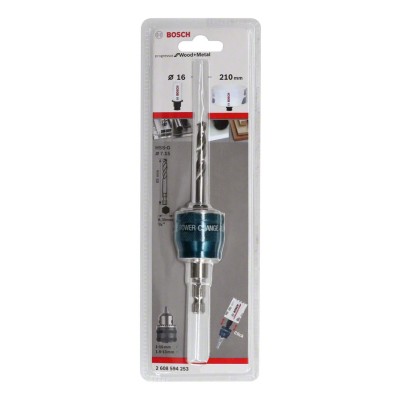 Bosch - Power Change Plus Adaptör, Yeni Progressor Serisi için HSS-G 85 mm Merkezleme Ucu ve Ø 8.7 mm Şaft Girişli
