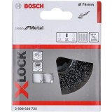 Bosch - X-LOCK - Clean Serisi Metal İçin Saçaklı Tel Fırça 75*0,3 mm