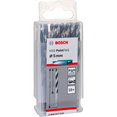 Bosch - HSS-PointeQ Metal Matkap Ucu 5,0 mm 10'lu
