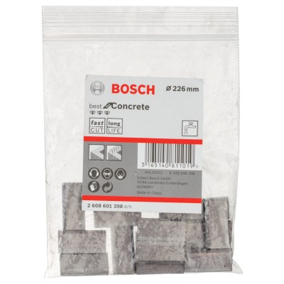 Bosch - Best Serisi Elmas Sulu Karot Uç Segmanı 226 mm İçin 15 Parça