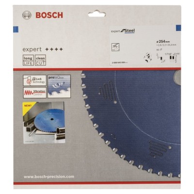Bosch - Expert Serisi Metal için Daire Testere Bıçağı 254*25,40 mm 60 Diş