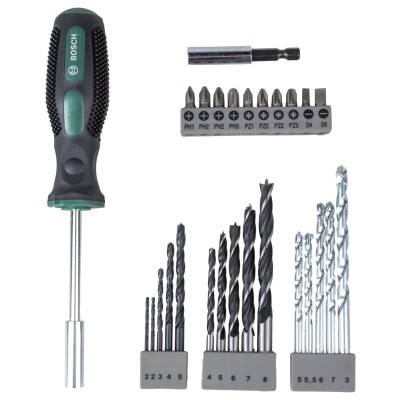 Bosch - 27 Parça Tornavidalı Vidalama ve Matkap Ucu Seti