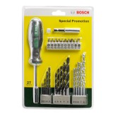 Bosch - 27 Parça Tornavidalı Vidalama ve Matkap Ucu Seti