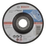 Bosch - 115*2,5 mm Standard Seri Bombeli Metal Kesme Diski (Taş)
