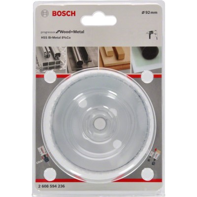 Bosch - Yeni Progressor Serisi Ahşap ve Metal için Delik Açma Testeresi (Panç) 92 mm