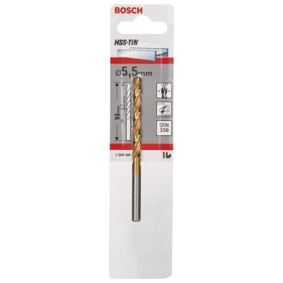 Bosch - HSS-TiN Metal Matkap Ucu 5,5*93 mm
