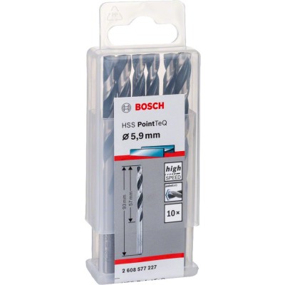 Bosch - HSS-PointeQ Metal Matkap Ucu 5,9 mm 10'lu
