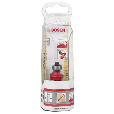 Bosch - Expert Serisi Ahşap İçin Çift Oluklu, Sert Metal Bilye Yataklı Yuvarlama Frezesi 8*4,75*55mm