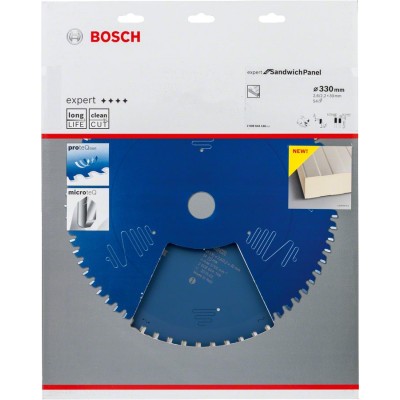 Bosch - Expert Serisi Çelik Levhalı Sandviç Panelleri için Daire Testere Bıçağı 330*30 mm 54 Diş