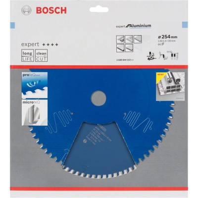 Bosch - Expert Serisi Alüminyum için Daire Testere Bıçağı 254*30 mm 80 Diş