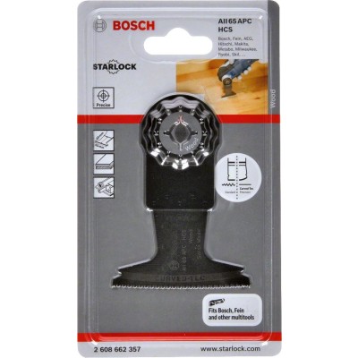 Bosch - Starlock - AII 65 APC - HCS Ahşap İçin Daldırmalı Testere Bıçağı 1'li