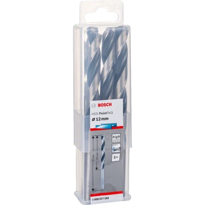 Bosch - HSS-PointeQ Metal Matkap Ucu 12,0 mm 5'li