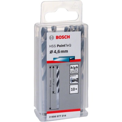 Bosch - HSS-PointeQ Metal Matkap Ucu 4,6 mm 10'lu