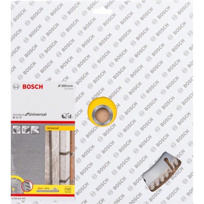 Bosch - Standard Seri Genel Yapı Malzemeleri ve Metal İçin Elmas Kesme Diski 300*25,4 mm