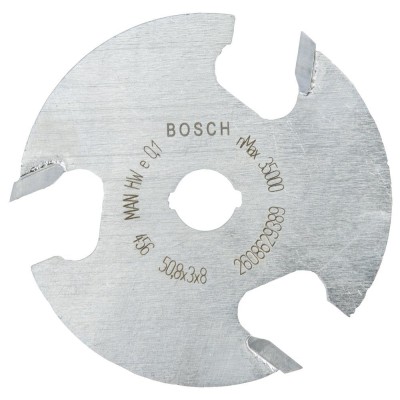 Bosch - Expert Serisi Ahşap İçin Üç Bıçaklı, Sert Metal Diskli Kanal Freze 8*50,8*3 mm