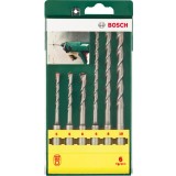 Bosch - SDS-Plus Kırıcı Delici Matkap Ucu Seti 6 Parça (5/6/8x110mm 6/8/10x160mm)