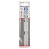 Bosch - Kırılmaya Karşı Dayanıklı Seri Metal-Sandviç İçin T 718 BF Dekupaj Testere - 3'Lü Paket