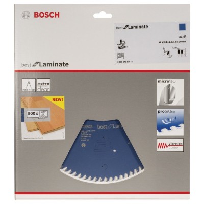 Bosch - Best Serisi Laminant için Daire Testere Bıçağı 254*30 mm 84 Diş