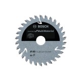 Bosch - Standard for Serisi Çoklu Malzeme için Akülü Daire Testere Bıçağı 85*15 mm 30 Diş