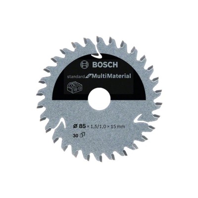 Bosch - Standard for Serisi Çoklu Malzeme için Akülü Daire Testere Bıçağı 85*15 mm 30 Diş