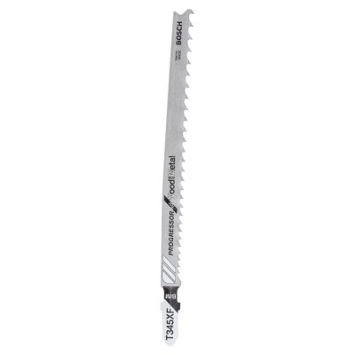 Bosch - Ahşap Ve Metal İçin T 345 XF Dekupaj Testeresi Bıçağı - 100'Lü Paket