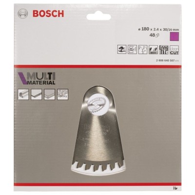 Bosch - Standard for Serisi Çoklu Malzeme için Daire Testere Bıçağı 180*30/20 mm 48 Diş
