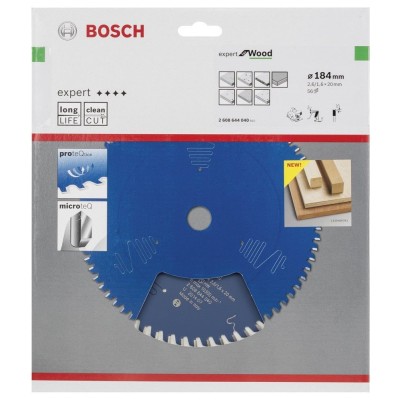 Bosch - Expert Serisi Ahşap için Daire Testere Bıçağı 184*20 mm 56 Diş