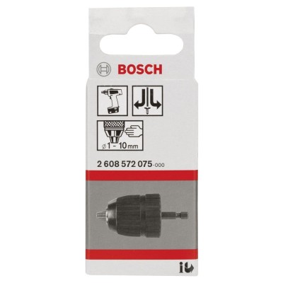 Bosch - 1-10 mm - 1/4''-6k Anahtarsız Mandren