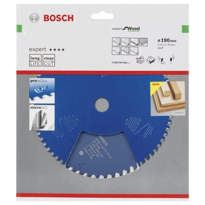 Bosch - Expert Serisi Ahşap için Daire Testere Bıçağı 190*30 mm 48 Diş