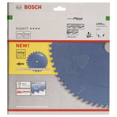 Bosch - Expert Serisi Ahşap için Daire Testere Bıçağı 210*30 mm 48 Diş