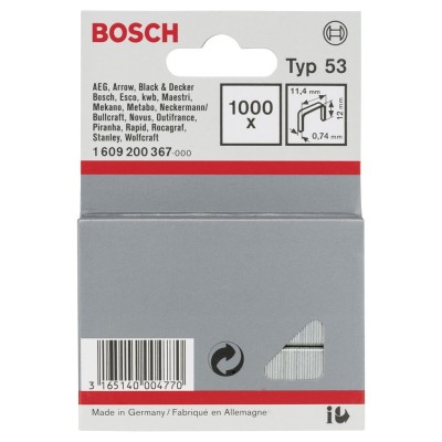Bosch - Zımba Teli Tip 53 11,4*0,74*12 mm