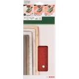 Bosch - Titreşimli Zımpara Kağıdı 10'lu, 115 x 280 mm 60 Kum 14 Delik