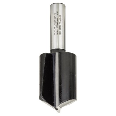 Bosch - Standard Seri Ahşap İçin Çift Oluklu, Sert Metal Ekstra Uzun Düz Freze Ucu 12*30*81mm