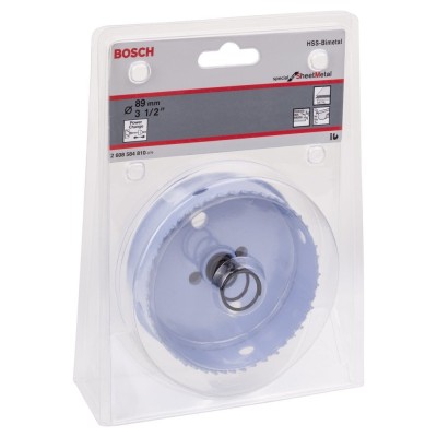 Bosch - Special Serisi Metal Ve Inox Malzemeler için Delik Açma Testeresi (Panç) 89 mm