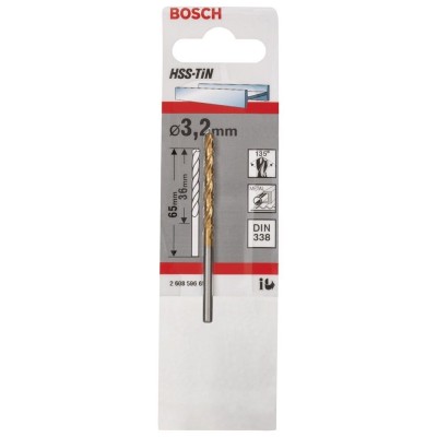 Bosch - HSS-TiN Metal Matkap Ucu 3,2*65 mm