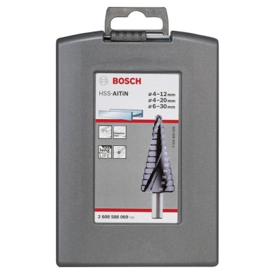 Bosch - HSS-AlTiN 3'lü Pro-box 4-12,4-20,6-30 mm