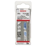 Bosch - Hızlı Kesim Serisi Metal İçin T 121 BF Dekupaj Testeresi Bıçağı - 25'Li Paket