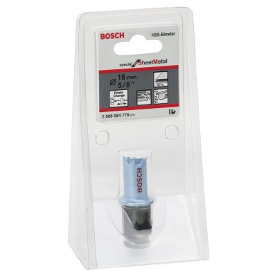 Bosch - Special Serisi Metal Ve Inox Malzemeler için Delik Açma Testeresi (Panç) 16 mm