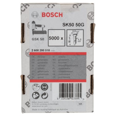 Bosch - GSK 50 Çivisi  50 mm 5000li