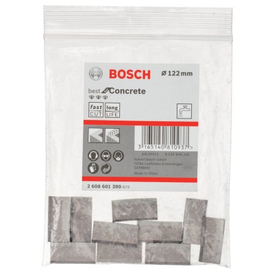 Bosch - Best Serisi Elmas Sulu Karot Uç Segmanı 122 mm İçin 10 Parça