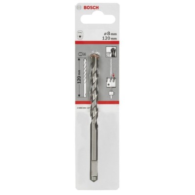 Bosch - SDS-Plus ve Altıgen Şaftlı Buat Ucu Adaptörleri için Merkezleme Ucu 8*120 mm
