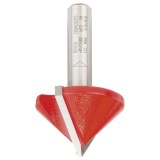 Bosch - Expert Serisi Alçıpan İçin Çift Oluklu, Sert Metal V Kanal Freze 8*19*51 mm