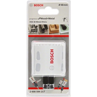 Bosch - Yeni Progressor Serisi Ahşap ve Metal için Delik Açma Testeresi (Panç) 48 mm